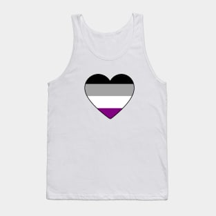 Asexual Pride Heart Tank Top